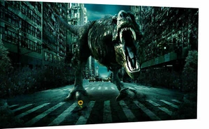 Leinwand Dinosaurier T-Rex Jurassic  Bilder Wandbilder - Hochwertiger Kunstdruck - Bild 1 von 9