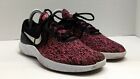 NIKE FLEX Contact Women Size 7Y Youth Running Shoes 917937-001 Pink/black