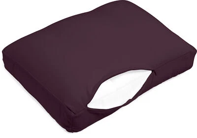 DELUXE COMFORT Microbead Cloud Hypoallergenic Blend-Unique Design Adjusts Shape-Pillow Cover