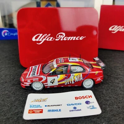 AUTO SOLIDA ALFA ROMEO 156 SUPERTURISMO N.LARINI EDIZIONE LIMITATA 1:43 - Immagine 1 di 4