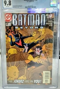 Batman Beyond #20 CGC 9.8 White Pages DC 2001 Comic Book - Picture 1 of 4