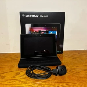 BLACKBERRY PLAYBOOK 32GB STORAGE TAB TABLET WI-FI 7" BLACK - FACTORY RESET - Picture 1 of 11