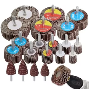 Fächerschleifer Set 80 Körnung Lamellenschleifer Schleifaufsatz - 20 Stück, 6MM - Bild 1 von 6