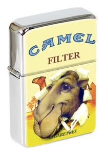 Camel Vintage Design Flip Top Lighter - Picture 1 of 5