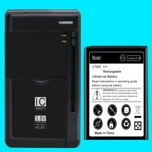 High-Performance 3950mAh Battery Travel Charger f LG Optimus L70 MS323 CellPhone