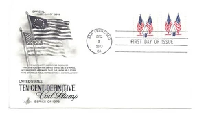 1509 + 1519, 50 Star + 13 Star Flags pane + Coil on one ArtCraft, (coil) FDC - Picture 1 of 1