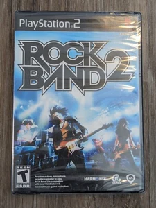 New Sealed Rock Band 2 Sony PlayStation 2 2008 PS2 - Picture 1 of 12