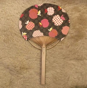 GUCCI Novelty JAPAN Authentic UCHIWA folding fan sensu NEW GG gift - Picture 1 of 1
