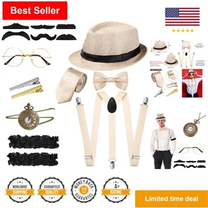Vintage Retro Accessories Set: Bring Back the 1920s Vibe with Complete Costume - Picture 1 of 8