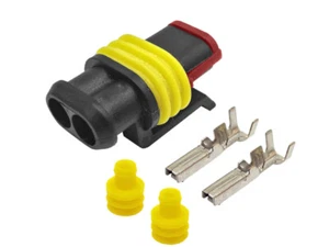 Superseal elektrischer wasserdichter Stecker KFZ/Boot Auto Draht 2-Wege BUCHSE - Bild 1 von 8