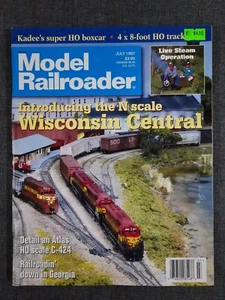 Model Railroader Magazine 1997 July Model Trains - Picture 1 of 2
