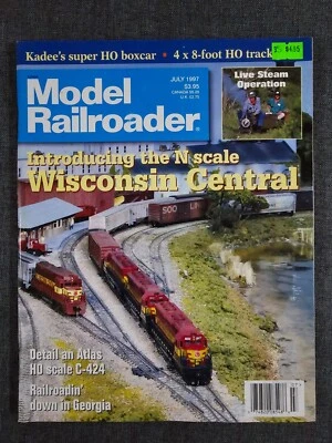 Model Railroader Magazine 1997 July  Model Trains - Image 1 of 2