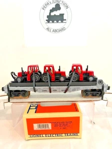 LIONEL6-16907 #2 COCHE PLANO ~ con ~ 3 TRACTORES DE GRANJA COCHE BLT-94 NUEVO - Imagen 1 de 2