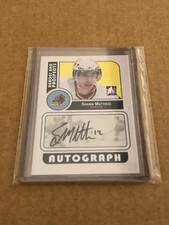 SHAWN MATTHIAS 2008-09 In the Game Heroes and Prospects Autograph