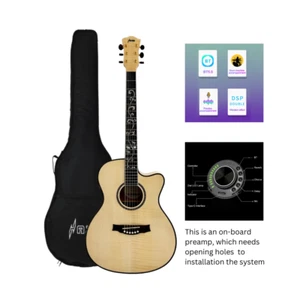 Haze SDG837SPCEQN Acoustic Guitar - Bild 1 von 24