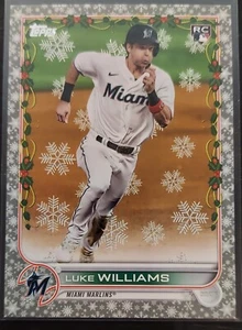 Luke Williams 2022 Topps Holiday RC, Metallic Holiday Parellel #HW186 - Bild 1 von 2