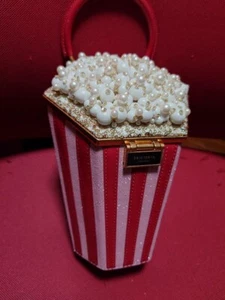 Kate Spade 3D Popcorn Handbag Crossbody Bag Suede Patent Leather Unused New - Picture 1 of 3
