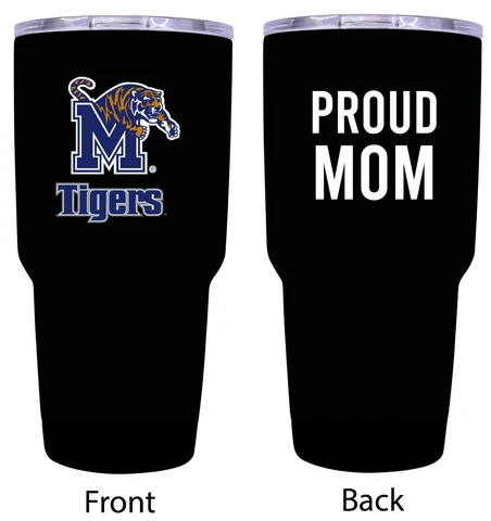 Memphis Tigers Proud Mom/Dad College Logo 16oz Insulated Steel Tumblers Cover