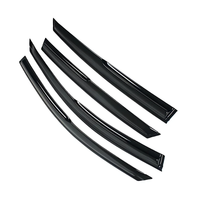 Parasol de ventana negro Honda de EE. UU. protectores de lluvia deflectores de viento para CR-V 2007-2011 Foto 1 de 4