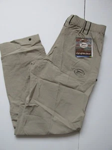 True Flies NEW Oyster Creek Pants Sea Oat Light Weight Pants Men's Small PG89 - Picture 1 of 7