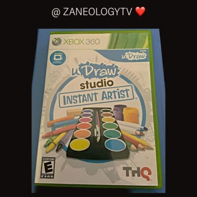 Xbox 360 U Draw Studio Instant Artist New Sealed GAME ONLY, Needs Tablet To Play - Image 1 of 4