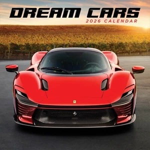 2026 Dream Cars Wall Calendar - Picture 1 of 5
