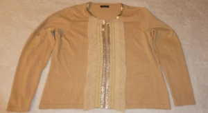 Pamela Dennis Private Client Group Sweater Cardigan 22” Across Back - Picture 1 of 15