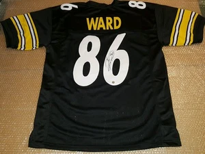 Hines Ward Signed Pittsburgh Steelers Custom Jersey TSE Holo  - Picture 1 of 4