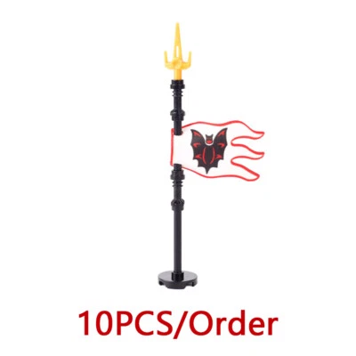 MOC Medieval Knight Castle Tower Flag Building Blocks Bricks Wall Bloks 98283 - Image 1 of 4