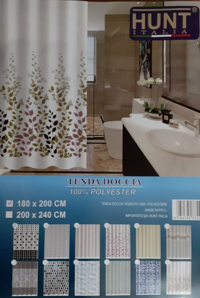 Tenda Per Doccia Vasca Da Bagno Impermeabile Peva 12 Ganci Con Fondo Bianco Decorazione Con Sassi Stile Shabby Chic 180x200 Cm 83184546