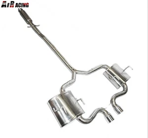 For 02-06 Mini Cooper S R50 R52 R53 Dual 3" Tip Muffler Catback Exhaust System - Picture 1 of 4