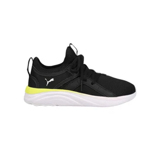 Puma Soft Sophia Lace Up Youth Girls Black Sneakers Casual Shoes 195566-08 - Picture 1 of 6