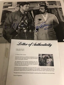 Foto taxista autografiado Robert Deniro Martin Scorsese 11x14 firmado por PSA  - Imagen 1 de 7