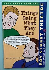 Playbill Things Being What They Are Brian d'Arcy James Tom McGowan  Bay Street