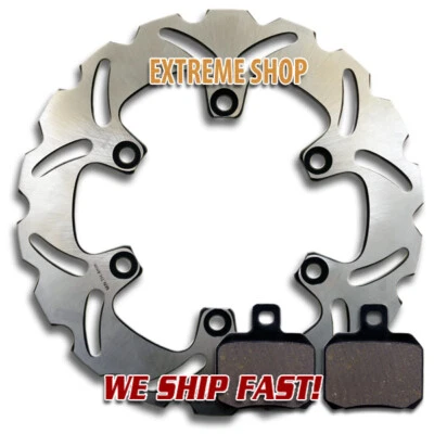 Rear Brake Disc Rotor+Pads for Ducati 696 Monster 821 1200 Multistrada ST3S ST4S - Image 1 of 2