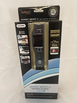 VuPoint Magic Wand 4 IV- Portable Handheld Scanner - PDS-ST470PE-VP - New in Box - Image 1 of 3
