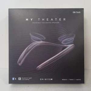 EM-Tech My Theater tragbarer Nackenband-Lautsprecher (EM-W110M) - Bild 1 von 2