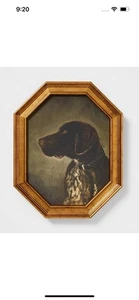 NEW Pointer Dog Wall Art in Frame - 8”x10” Threshold By Studio McGee - Picture 1 of 2