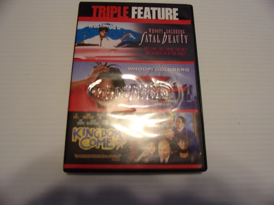 Fatal Beauty / Jumpin' Jack Flash / Kingdom Come (DVD, 3 FILM)  WHOOPI - Image 1 of 1