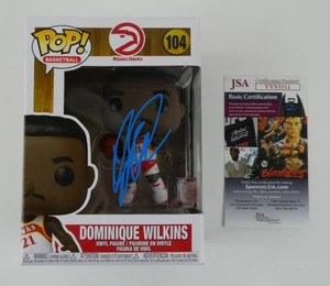 Dominique Wilkins Signed 2021 Atlanta Hawks Funko Pop 104 HOF NIB JSA COA - Picture 1 of 9