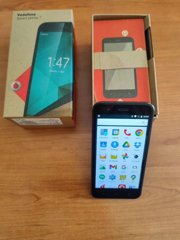 Smartphone cellulare android Vodafone Smart Prime 7 NERO 8GB+1GB VFD600 4g - Immagine 1 di 1