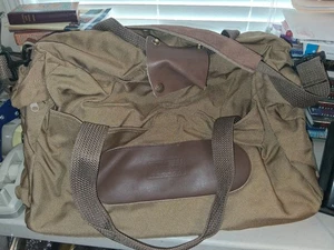 Vintage Eddie Bauer Ford Bronco Duffle Travel Overnight Tote Garment Bag - Picture 1 of 3