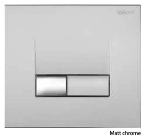 Placa empotrada Siamp Smarty placa empotrada cromo mate 31191110 - Imagen 1 de 3