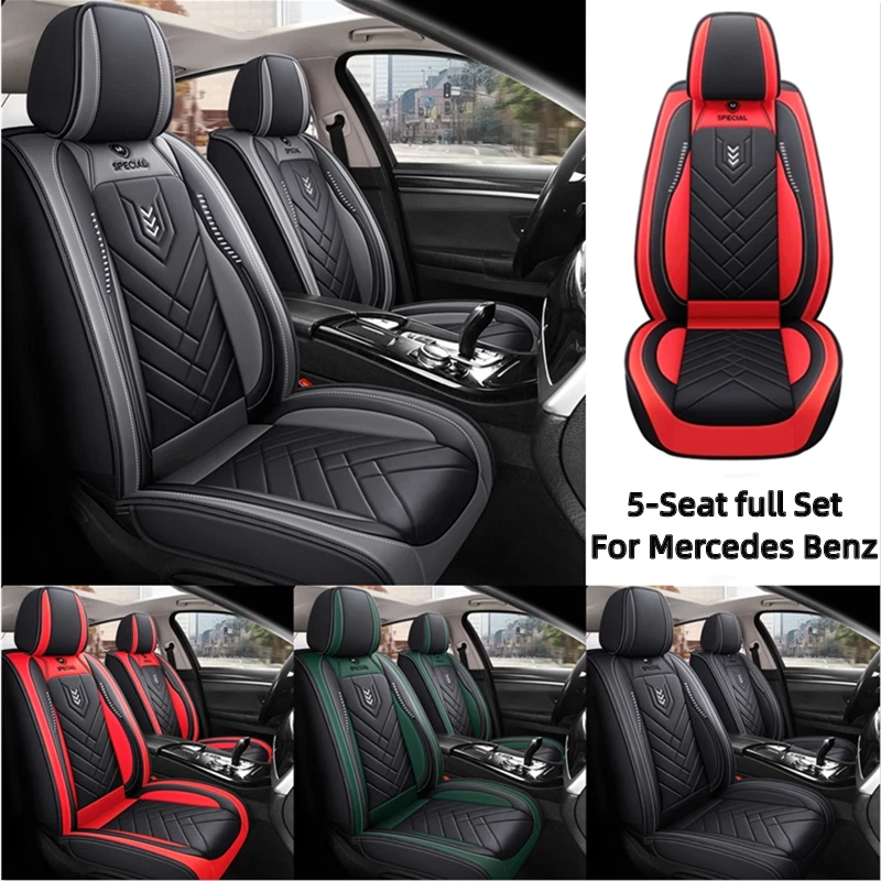 Juego completo de 5 asientos de cuero PU para Mercedes Benz Clase G G500 G550 G63 AMG Foto 1 de 4