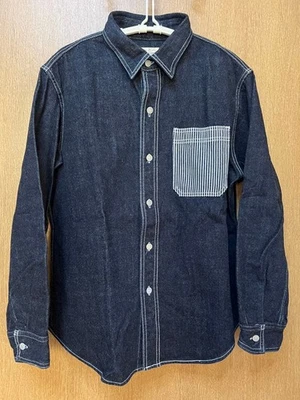 Camisa Denim Kojima Genes Manga Larga XL Usada Sin Manchas JAPÓN Foto 1 de 4