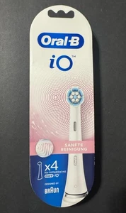 Oral-B iO Cabezales de Cepillo Blanco Cuidado Suave Sellado Paquete de 4 - Imagen 1 de 2