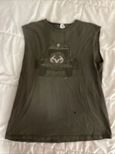 Realtree green cutoff shirt - Picture 1 of 2