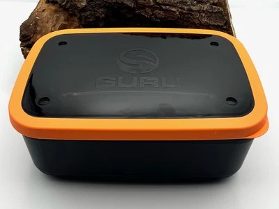 Guru Tackle Bait Box 5.3 Pint Solid Lid Orange 3 Liter Köderbox für Futter DA - Bild 1 von 3
