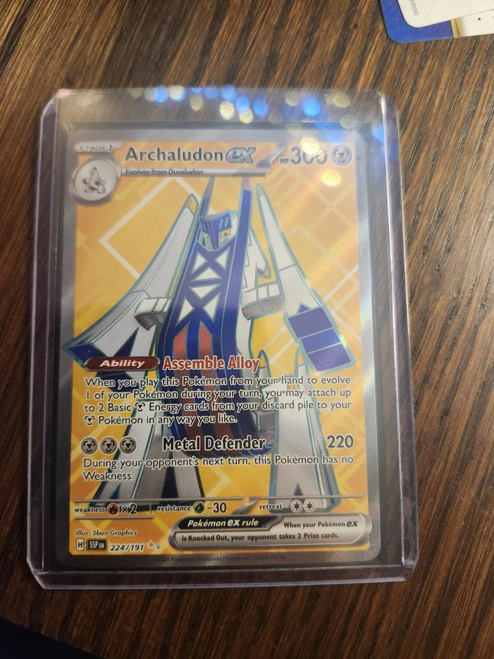 Archaludon ex 224/191 Ultra Rare - Surging Sparks Pokemon Scarlet Violet - NM - Image 1 of 1