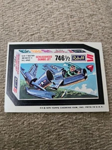 Wacky Packages REBELL SCHLOCKHEED DUMBO JET 746 1/2 white back - Bild 1 von 2